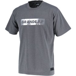 画像1: 【BIGサイズ対応】GRANDE.F.P.ハイパーメタリックロゴ.ドライメッシュＴシャツ　ミックス.グレー