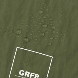 画像2: GRFP.ナイロンリップ.ポケッタブルエコバッグ　オリーブ