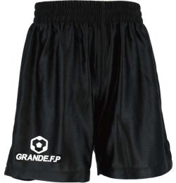 画像1: 【ジュニアサイズ】GRANDE.F.P ベーシックサッカーパンツ.【練習用】 　ブラック