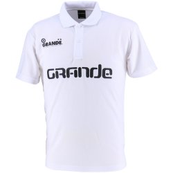 画像1: 【ジュニアサイズ対応】GRANDE.F.P　ベーシック．ムーブメント.ポロシャツ　ホワイトｘブラック