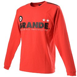 画像1: GRANDE プロトタイプ　ロングスリーブTシャツ　 レッドｘブラック