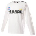 GRANDE プロトタイプ　ロングスリーブTシャツ　 ホワイトｘブラック