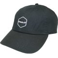 Grande.F.P.ヘキサゴンマーク刺繍WASHED TEILL BB.CAP　ブラック