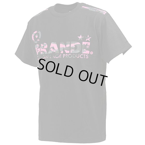 画像1: GRANDE CAMO PROTO TYPE T-SHIRTS BLACK/PINK