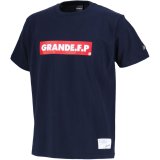 画像: GRANDE.F.P PRINT S/S-T ネイビーｘホワイト