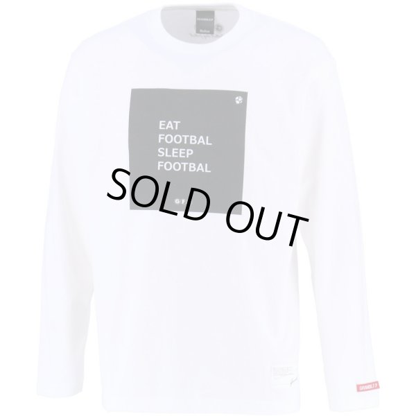 画像1: BOX PRINT L/S-T WHITE