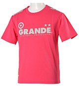 画像: 【ジュニアサイズ対応】GRANDE PROTO TYPE DRY MESH KIDS T-SHIRTS ピンク×グレー