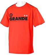 画像: 【ジュニアサイズ対応】GRANDE PROTO TYPE DRY MESH KIDS T-SHIRTS レッド×ブラック