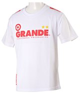 画像: 【ジュニアサイズ対応】GRANDE PROTO TYPE DRY MESH KIDS T-SHIRTS ホワイト×レッド