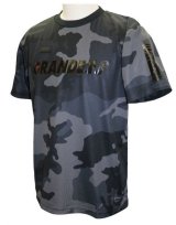 画像: GRANDE.F.P カモ.トレーニングメッシュシャツ ブラック×ブラック