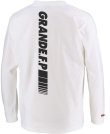 画像3: グランデ・エフ・ピー、GRANDE.F.Pハイパーロゴバックプリント.ロングスリーブTシャツ　ホワイトｘブラック