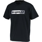 画像: 【BIGサイズ対応】GRANDE.F.P.ハイパーメタリックロゴ.ドライメッシュＴシャツ　ブラック