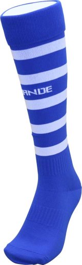 画像: GRANDE.F.P BORDER FOOTBALL SOCKS ブルーｘホワイト