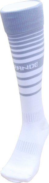 画像: MULTI BORDER FOOTBALL SOCKS WHITE/GRAY