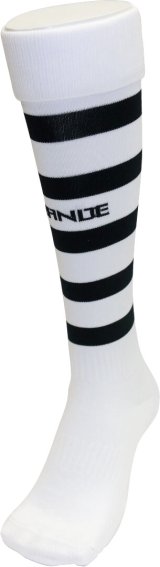 画像: GRANDE.F.P BORDER FOOTBALL SOCKS ホワイトｘブラック