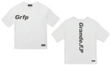 画像: Grfp.プリント.ルーズフィット半袖Tシャツ　ホワイトｘブラック