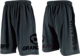 画像: 【BIGサイズ対応商品】GRANDE.FP.BIG.ヘキサゴンドライメッシュハーフパンツ　ブラックxブラック