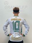 画像12: 【ジュニア〜BIGサイズ対応商品】 見木友哉ｘGRANDE.F.Pコラボ.TOMOYA・NO.10昇華転写サポートプラシャツ.長袖　ホワイト