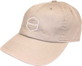 画像: Grande.F.P.ヘキサゴンマーク刺繍WASHED TEILL BB.CAP　ベージュ