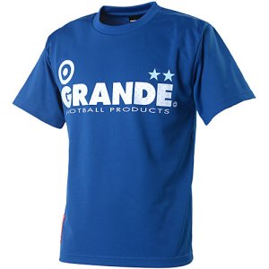 画像: 【ジュニアサイズ対応】GRANDE COLORFUL DOT PROTO TYPE DRY MESH T-SHIRTS ブルーｘホワイト