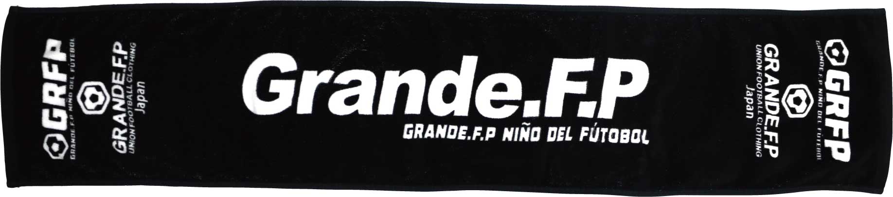 画像1: Grande.F.P.LIMITED.マフラータオル　ブラックｘホワイト